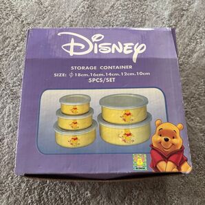 Disney プーさん 保存容器 5セット