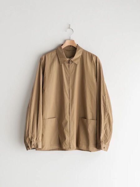 blurhms Chambray Zip Shirt 【25ss】