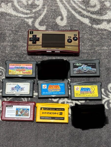 ゲームボーイミクロアニバーサリー本体ソフトセット
