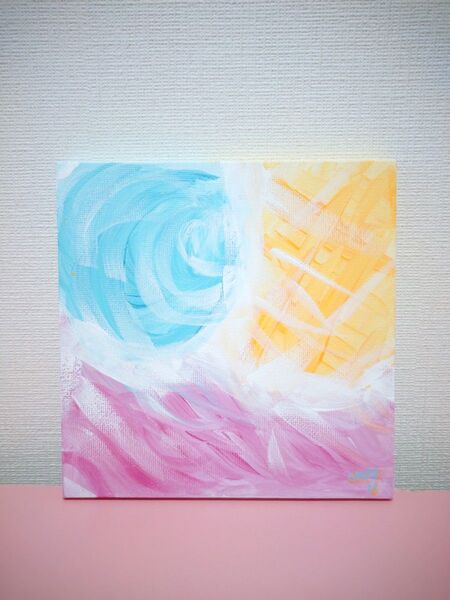 原画 アクリル水彩画 インテリア 抽象画 キャンバスアート 絵画 イラスト