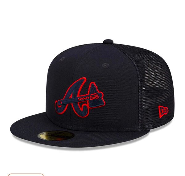 Atlanta Braves 2023 Batting Practice 59FIFTY Fitted Hat - Navy