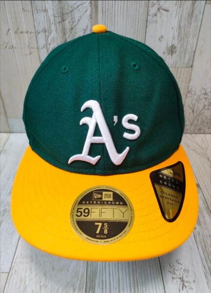 NEW ERA Bshop別注 アスレチックス RC59FIFTY 7 5/8 キャップ ニューエラ