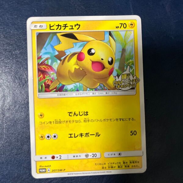 ポケモンカード ピカチュウ 207/SM-P プロモ
