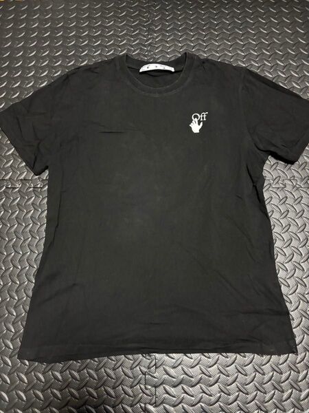 オフホワイト☆クロスアローロゴ入りTシャツ
