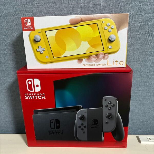 【2台セット】 Switch Nintendo グレー switch lite イエロー セット!