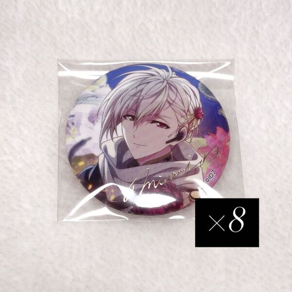 アイドリッシュセブン アイナナ 缶バッジ 棗巳波 ブラホワ ZOOL