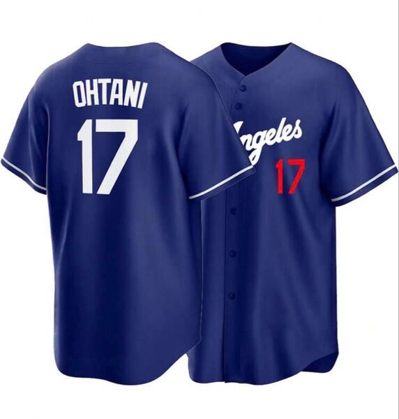 新品 MLB ロサンゼルス・ドジャース 大谷翔平 レプリカユニフォーム 17