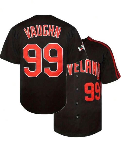 新品 MLB 映画メジャーリーグ リッキーボーン ビジターユニフォーム 99番