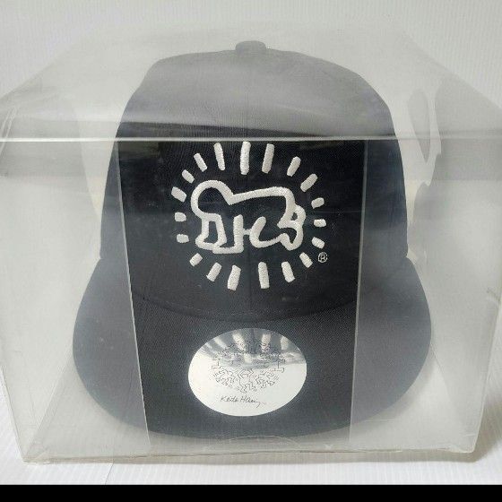 Keith Haring × TONAL キャップ Radiant Baby 黒 キース・ヘリング キャップ 帽子 ハット 黒