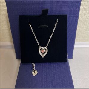 SWAROVSKI スパークリングダンス ハート ピンク ネックレス