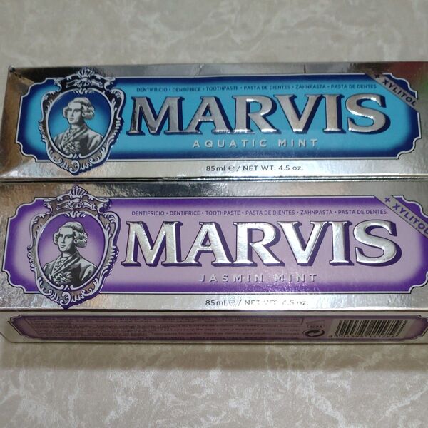 Marvis マービス 歯磨き粉 ジャスミン アクアティックミント 85ml 2本セット