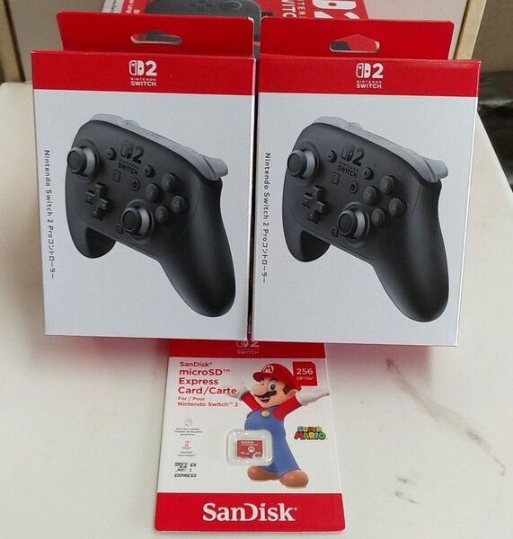 Nintendo Switch2 Proコントローラー SDカード