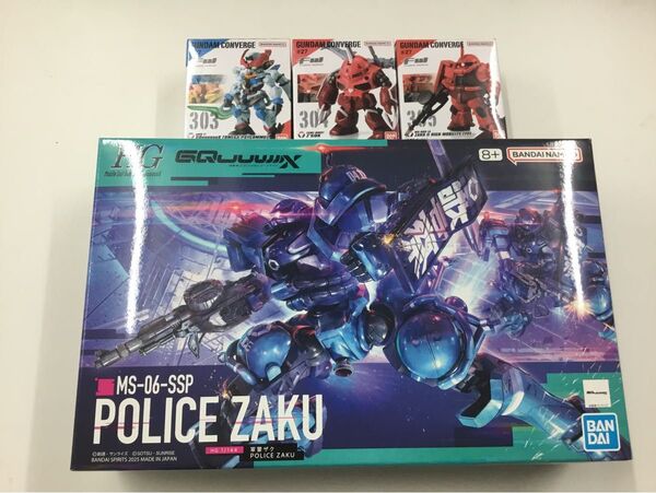 機動戦士ガンダム ガンプラ ジークアクス 軍警ザク FW ガンダムコンバージ 3個