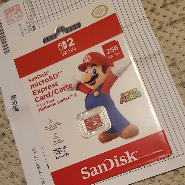 新品未開封 SanDisk microSDE 256GB