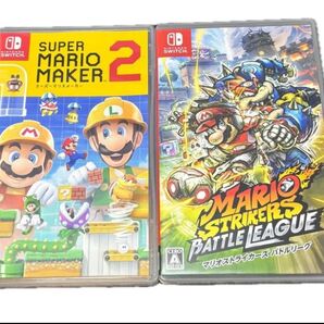 スーパーマリオメーカー2 & マリオストライカーズ バトルリーグ 2本セット