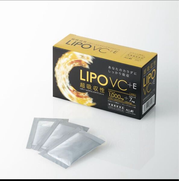 LIPO VC+E リポソームビタミンC 1950mg【ビタミンC+E ダブル栄養機能食品】30日分 高濃度 超吸収 日本製