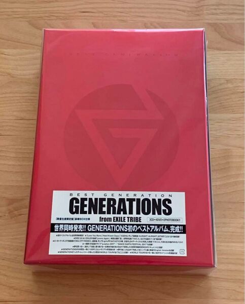 CD・DVDジェネレーションズGENERATIONS・BEST数量限定生産盤アルバム