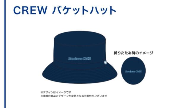 東京ヤクルトスワローズ スワローズクルー バケットハット 非売品