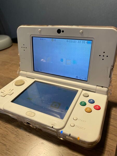 Nintendo new 3DS ホワイト 本体のみ タッチペン付き◆動作確認済 現状品 任天堂 ニンテンドー ニュー3DS