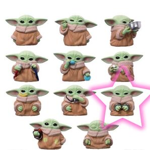 スター・ウォーズ マンダロリアン グローグー ソフビパペットマスコット 指人形