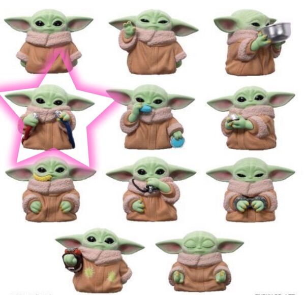 スター・ウォーズ マンダロリアン グローグー ソフビパペットマスコット 指人形