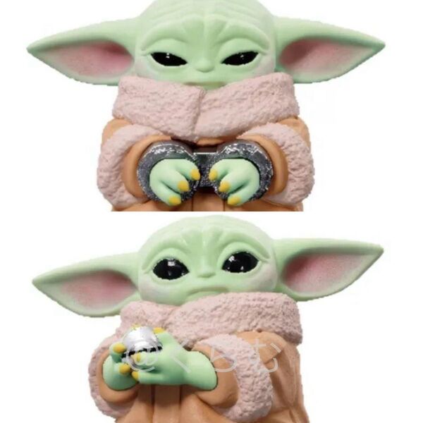 スター・ウォーズ マンダロリアン グローグー ソフビパペットマスコット 指人形
