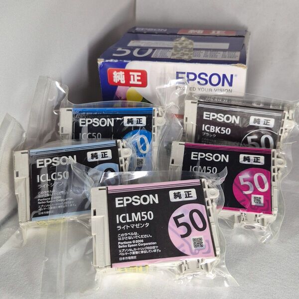 期限切れ EPSON 純正 インク カートリッジ IC6CL50 5色 (イエローなし) 4548056530806 エプソン