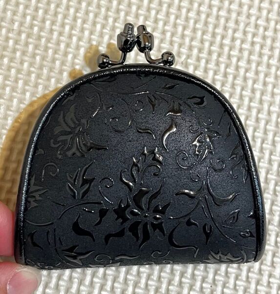 印傳屋 INDEN‐YA コインケース 小銭入れ がま口 レザー