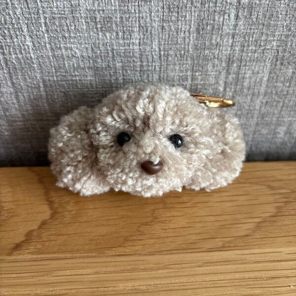 ハンドメイド*トイプードル ベージュ② *キーホルダー