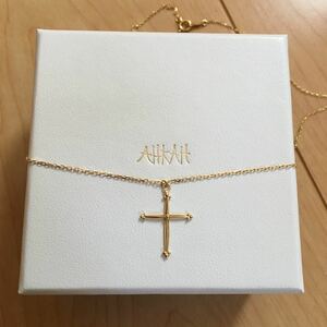 AHKAH Ahkah k18 Cross колье 