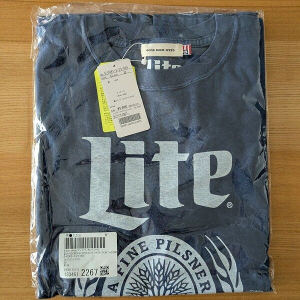 【新品】グッドロックスピード Miller LITE Tシャツ ネイビー ブルー