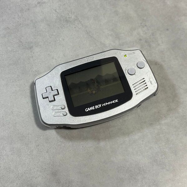 ゲームボーイアドバンス AGB-001 シルバー 本体のみ GAMEBOY ADVANCE 任天堂