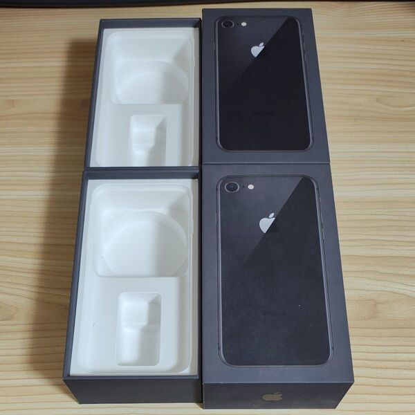 【"箱のみ2セット"】iPhone8 SpaceGray 64GB(付属品なし)