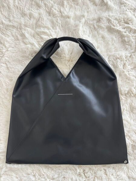 Maison Margiela MM6 トートバッグ ジャパニーズクラシック ミディアム レザー黒