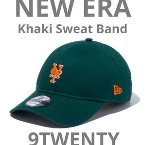 NEW ERA ニューエラ MLB ベースボール キャップ メッツ 9TWENTY カーキスウェットバンド 14109801 緑