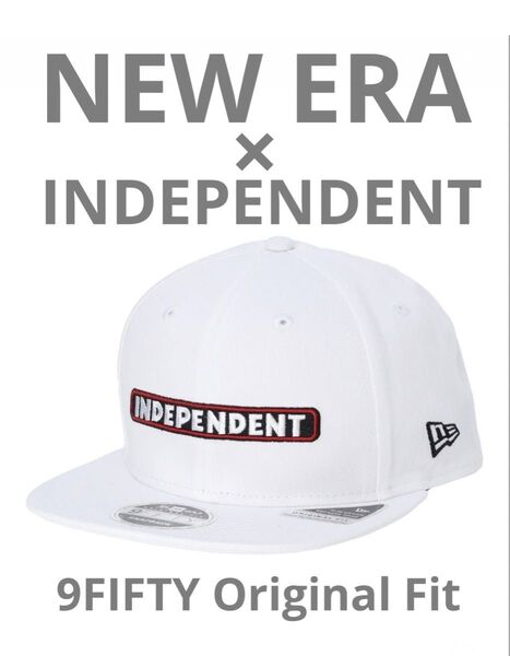 NEW ERA ニューエラ インディペンデント 9FIFTY キャップ 白 ホワイト INDEPENDENT 14299642