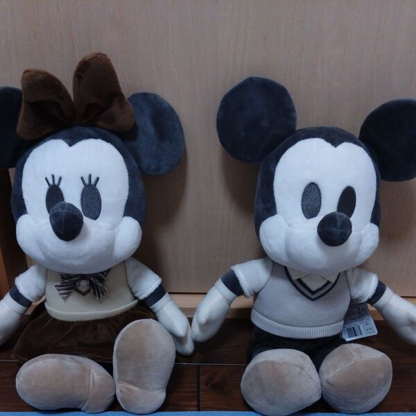 デココレ ミッキー ミニー 制服ベストBIGぬいぐるみ ディズニー