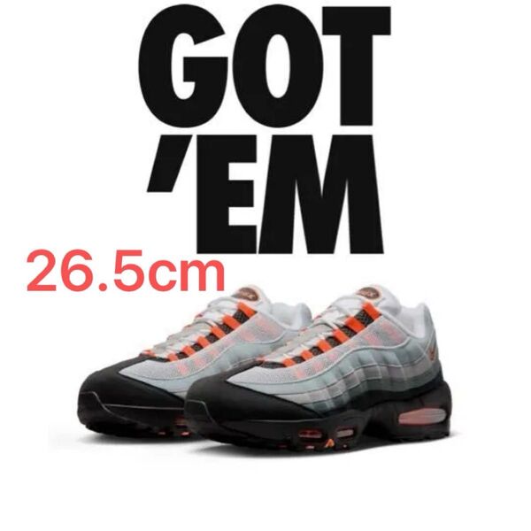 Nike Air Max 95 OG Big Bubble Bright Mandarin 26.5cm エアマックス