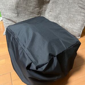 撥水 自転車後ろカゴカバー 自転車前カゴカバー ひったくり防止 大きめ 黒