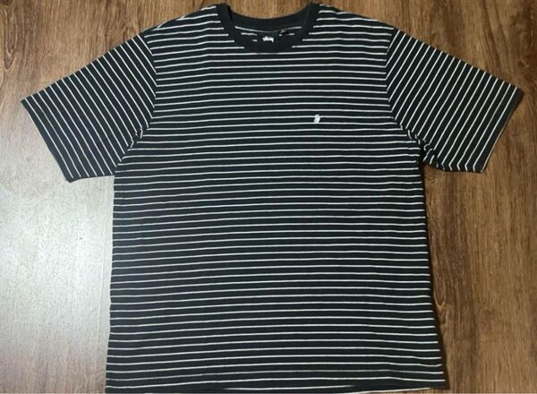 STUSSY 23SS PIN STRIPED CREW ボーダー Tシャツ