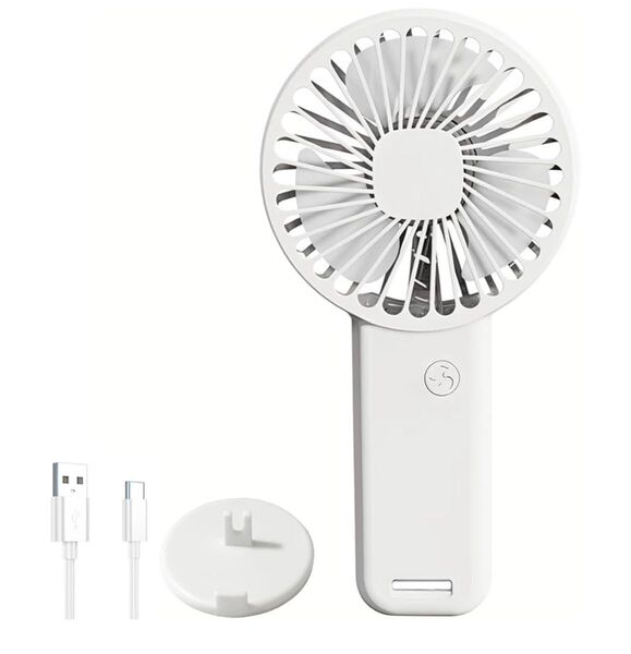 ハンディファン 携帯扇風機 充電式USB扇風機 100g超軽量 静音25dB 手持ち扇風機 強力送風