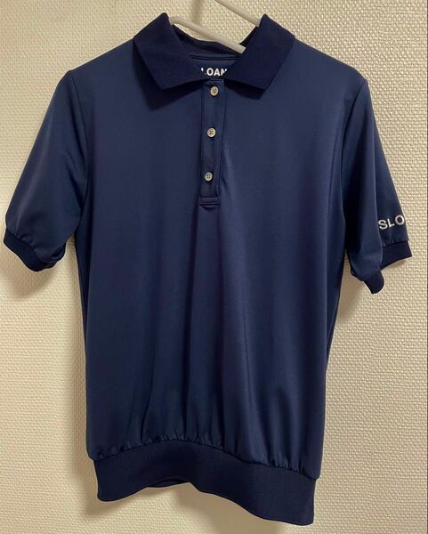 ユナイテッドアローズ ゴルフ SLOANE 半袖ポロシャツ M ネイビー