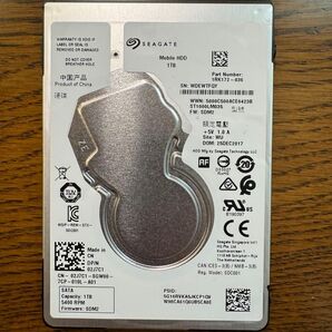 2.5インチ内蔵HDD 1TB SEAGATE ST1000LM035