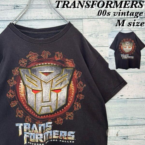【超希少】00s TRANSFORMERS Tシャツ フェード 映画 ビンテージ ヴィンテージ ムービー