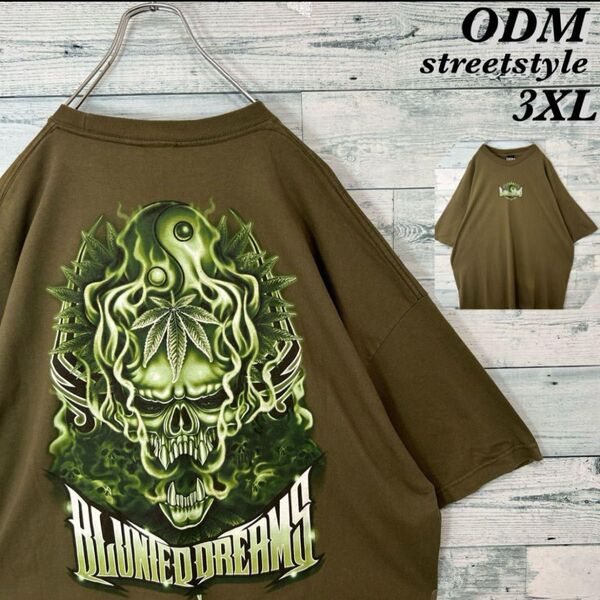 【入手困難】90s~00s ODM BLUNIEDDREAMS Tシャツ ドクロ ヴィンテージ ストリート ビッグサイズ