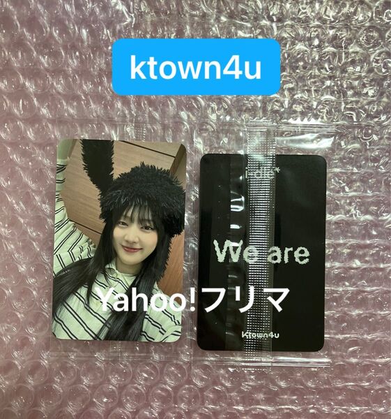ミンニ ktown4u 特典トレカ サイン会 i-dle We are うさぎ