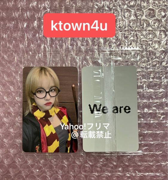 ウギ YUQI ktown4u 特典 トレカ フォトカード サイン会 i-dle We are 未開封