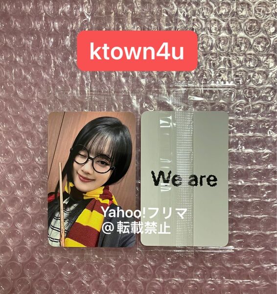 ミンニ ktown4u 特典 トレカ フォトカード サイン会 i-dle We are 未開封
