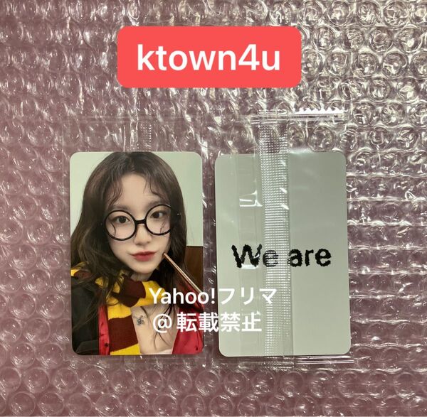 シュファ ktown4u 特典 トレカ フォトカード サイン会 i-dle We are 未開封