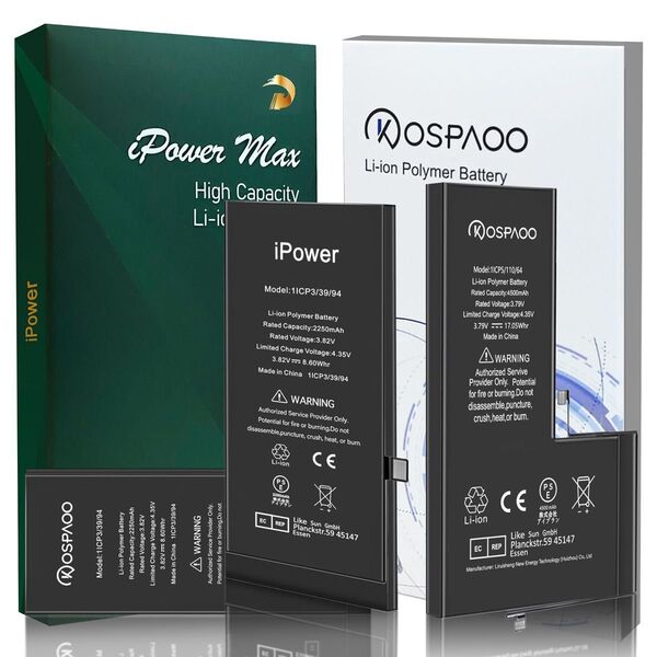 For iPhone7 互換バッテリー 単品 標準容量 1960mAh PSE準拠 Kospaoo/iPower 交換修理